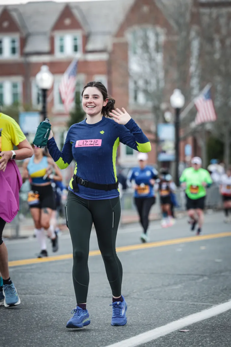 Team ReM.A.R.C.able runner on the Boston Marathon course, 2027 Boston Marathon application now open