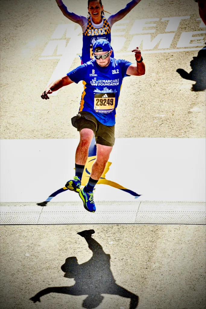 Team ReM.A.R.C.able runners at the 2026 Boston Marathon