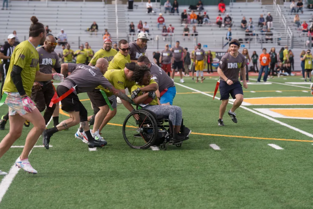 Marc Fucarile with Disabled American Veterans